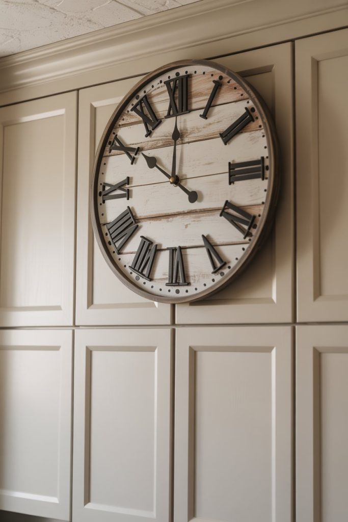 Oversized Farmhouse Wall Clock