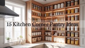 15 Kitchen Corner Pantry Ideas for Smart Storage