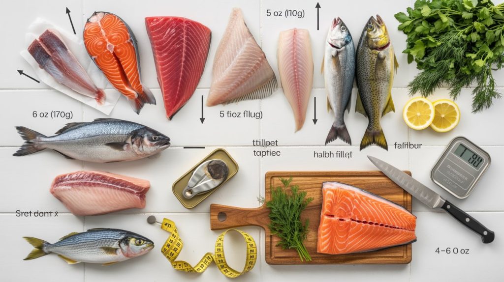 Serving Sizes by Fish Type