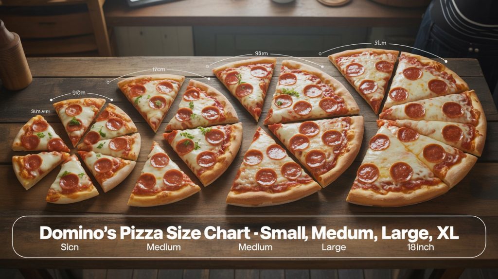 Domino'S Size Chart: Ultimate Guide to Pizza Sizes & Slices