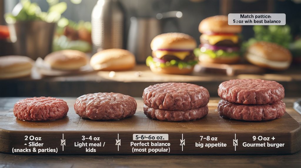 Choosing The Right Hamburger Patty Size