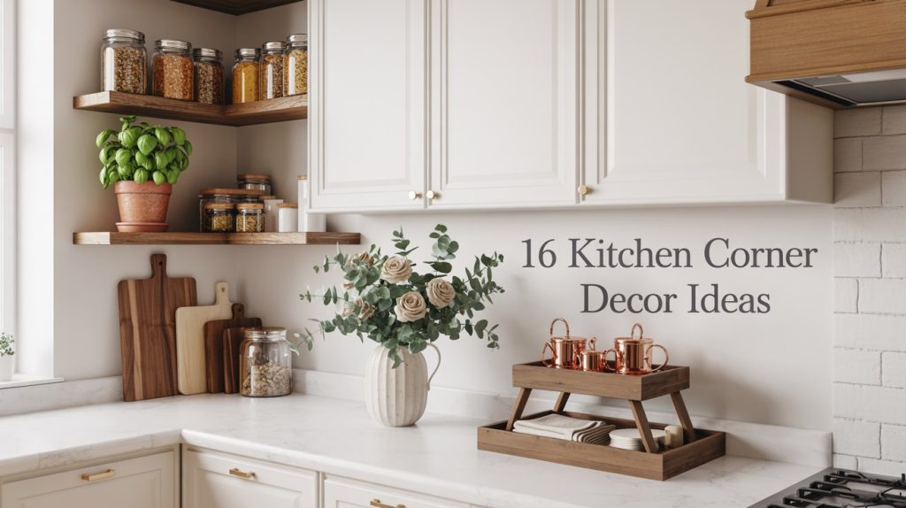 16 Kitchen Corner Decor Ideas to Elevate Empty Spaces Kitchen Corner Decor Ideas to Elevate Empty Spaces