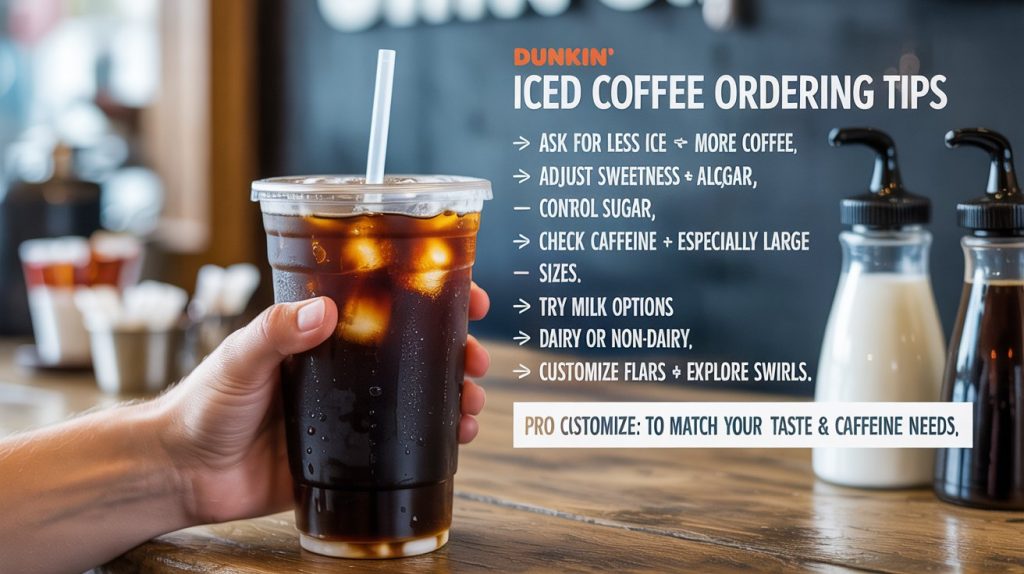 Tips For Ordering Dunkin Iced Coffee