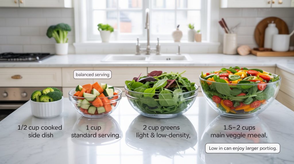 Choosing The Right Vegetable Serving Size