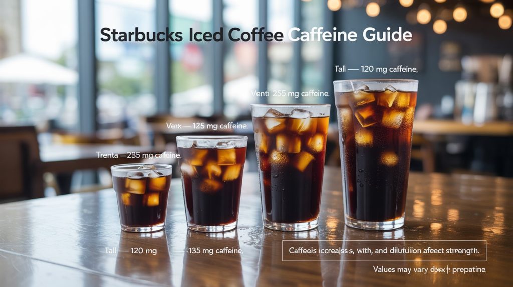 Starbucks Iced Coffee Size And Caffeine
