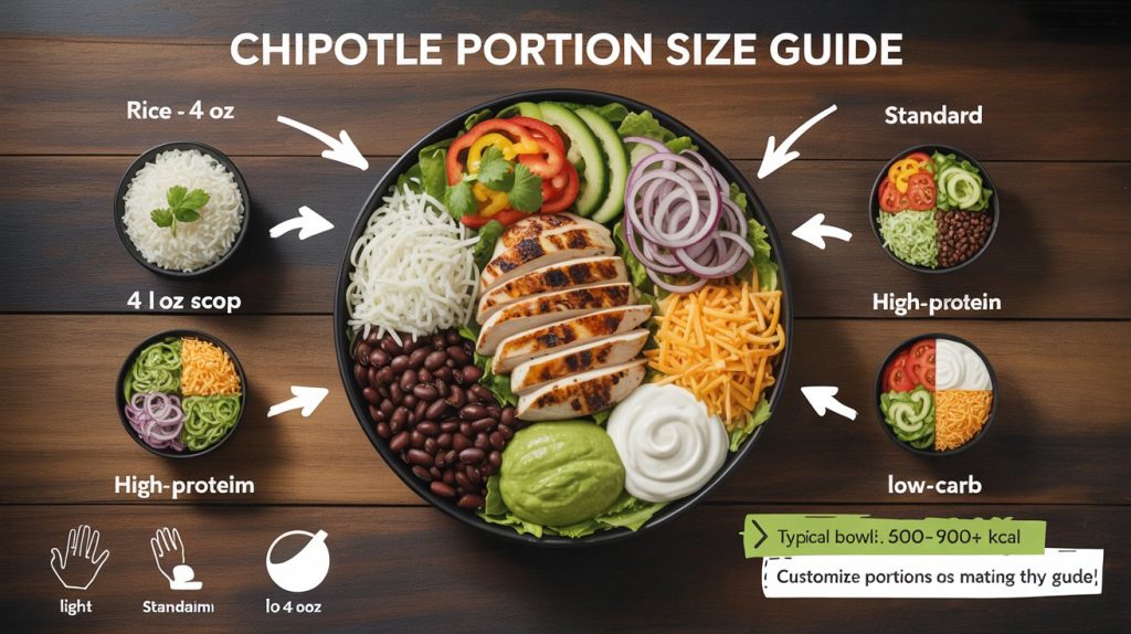 Chipotle Portion Size Chart: Understanding Every Scoop