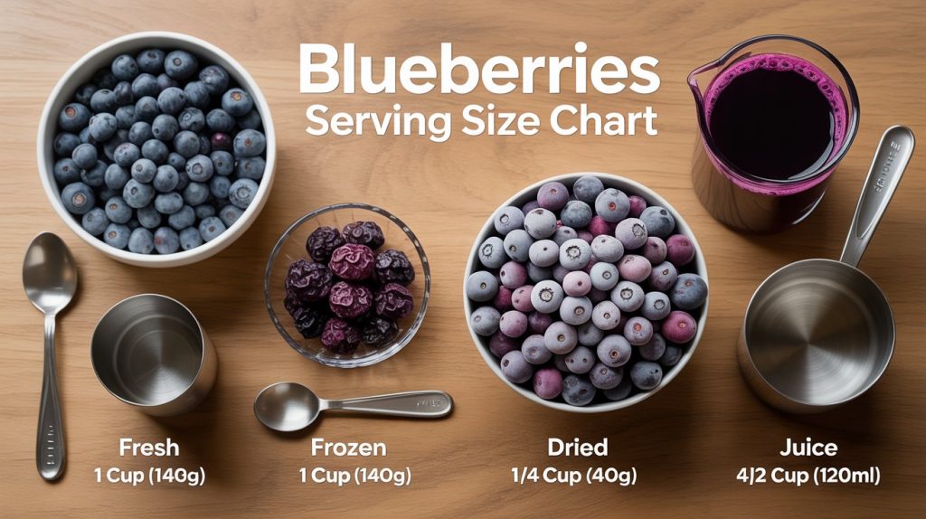 Blueberries Serving Size Chart