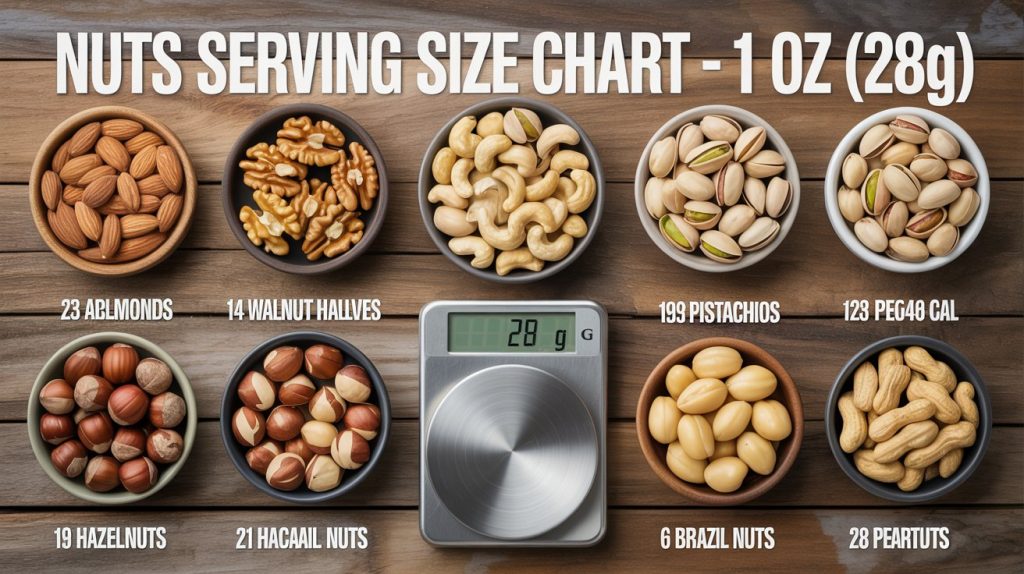 Nuts Serving Size Chart