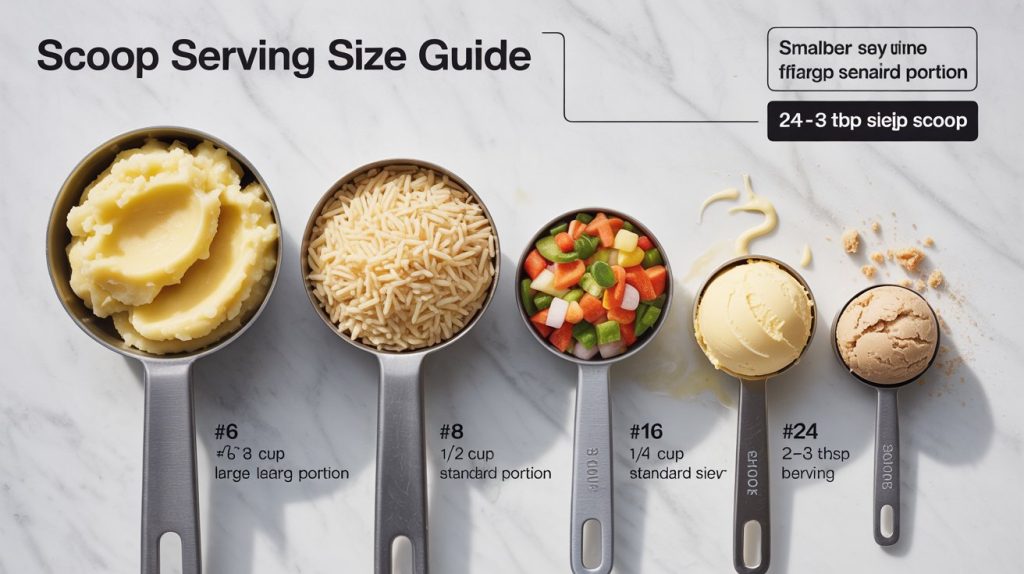 Scoop Serving Size Chart: Understanding Portions by Scoop