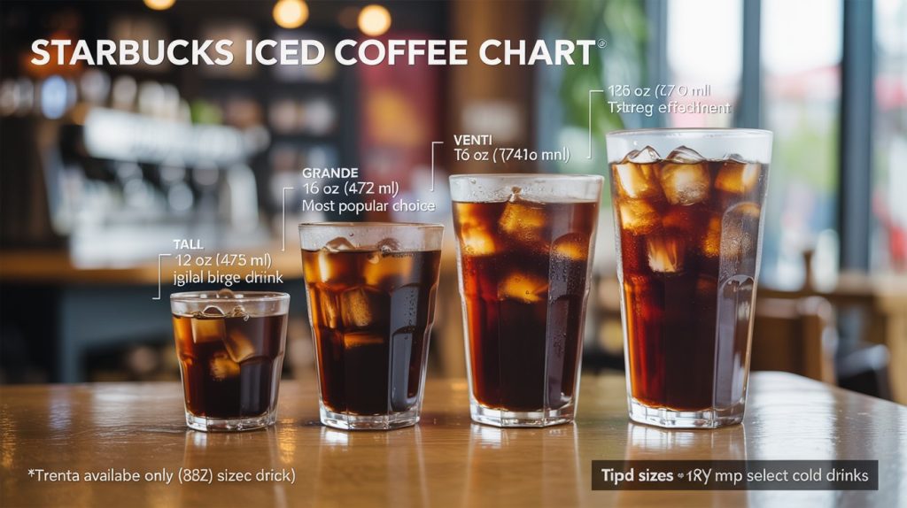 Standard Starbucks Iced Coffee Sizes And Measurements