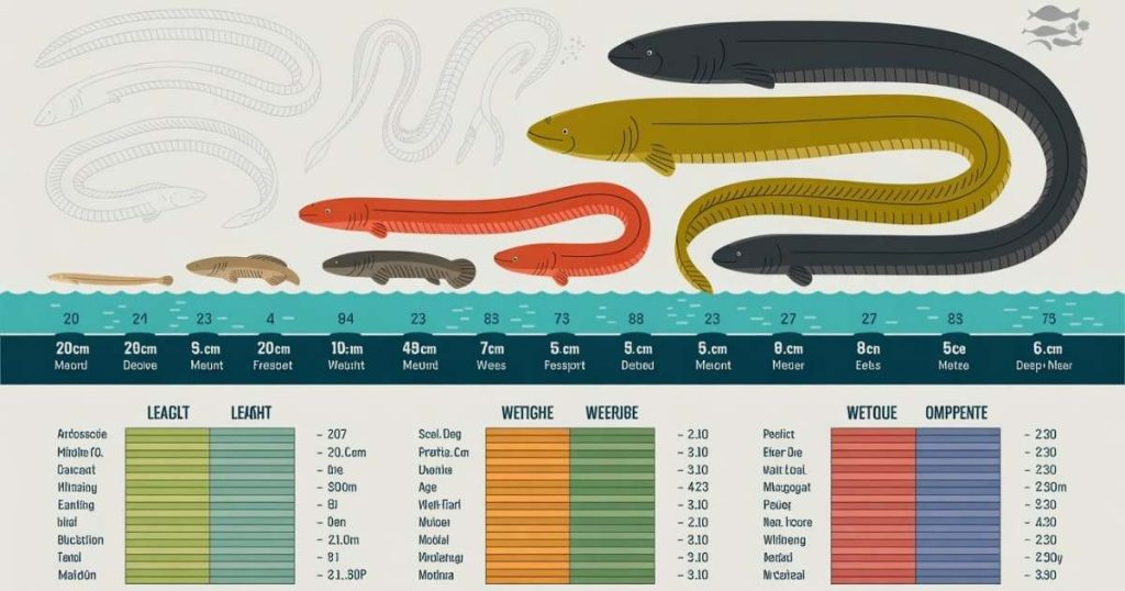 Eel Size Chart