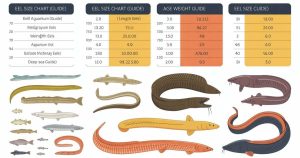 Eel Size Chart: Length, Weight and Growth by Type Guide
