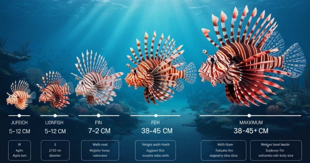 Lionfish Size Chart