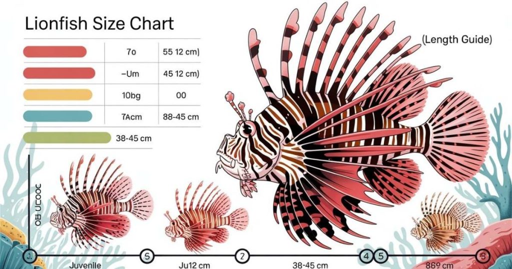 Lionfish Size Chart