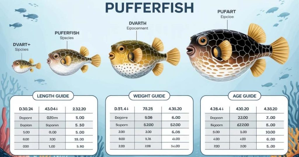 Pufferfish Size Chart