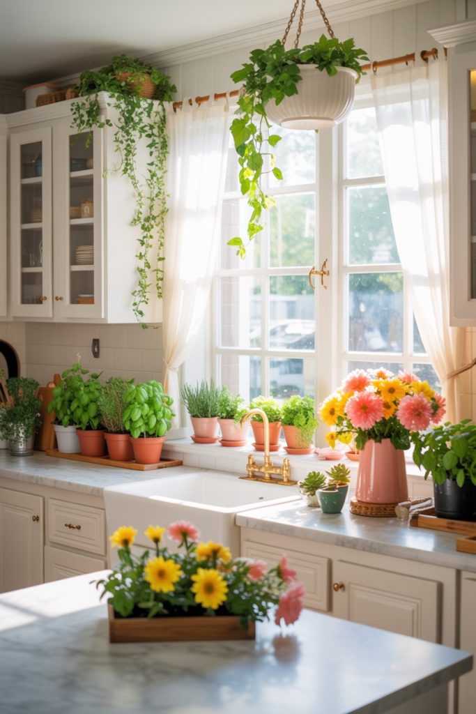 Bright Floral Kitchen Theme
