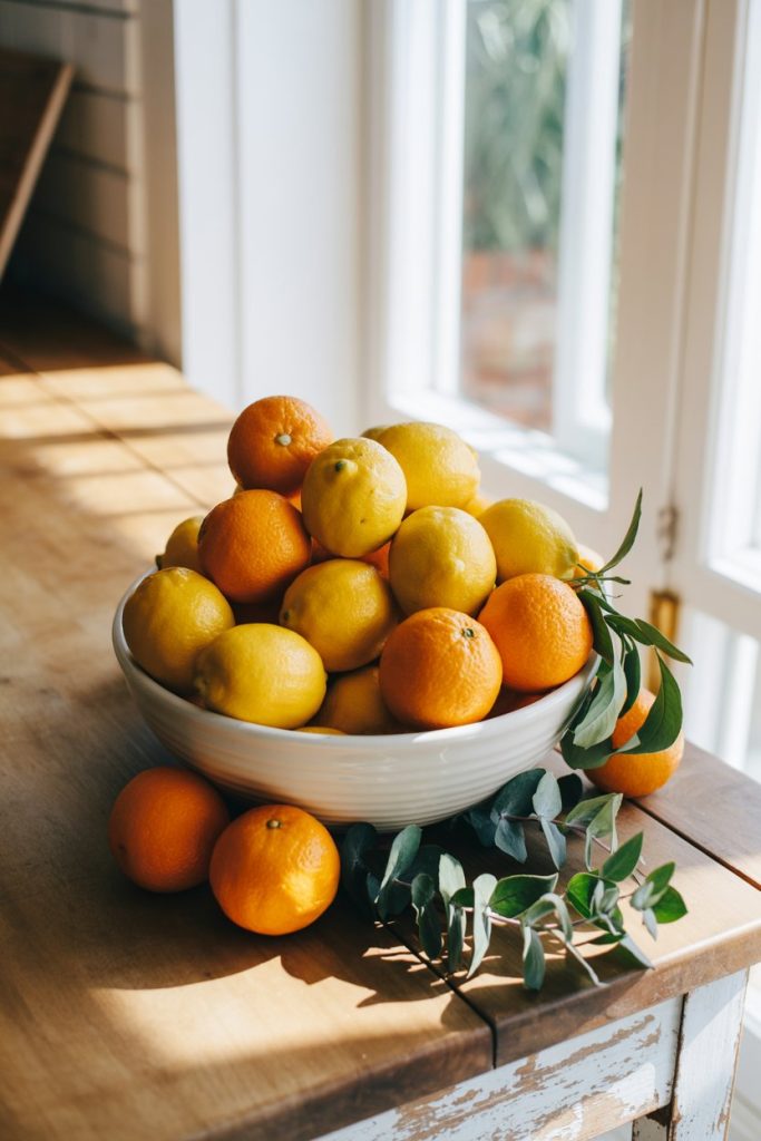 Fresh Citrus Centerpiece Bowl