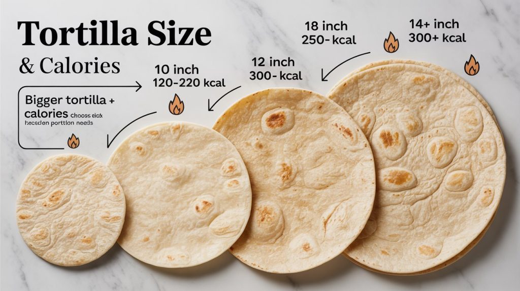 Burrito Tortilla Size And Nutrition