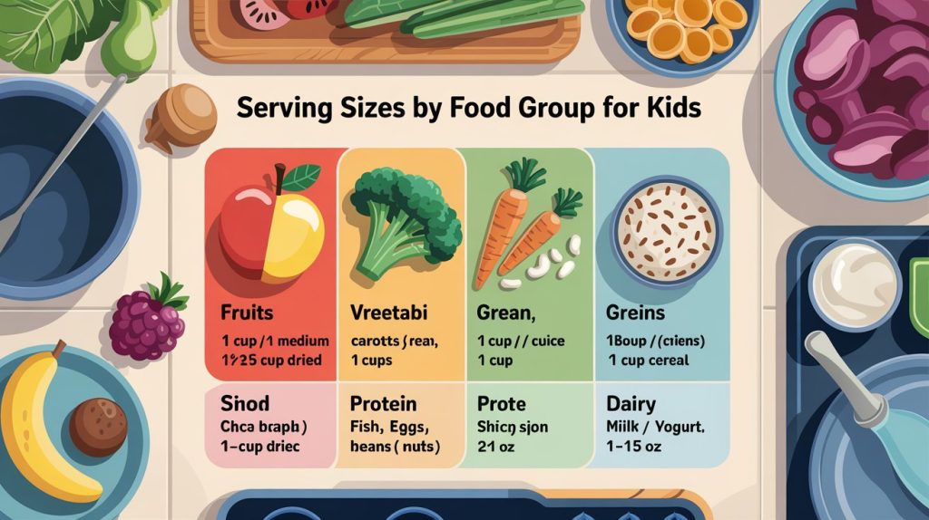 Serving Sizes by Food Group
