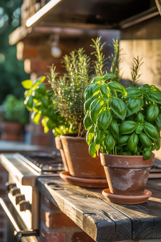 Fresh Herb Outdoor Station
