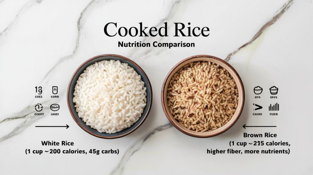 Serving Size Of Cooked Rice And Nutrition
