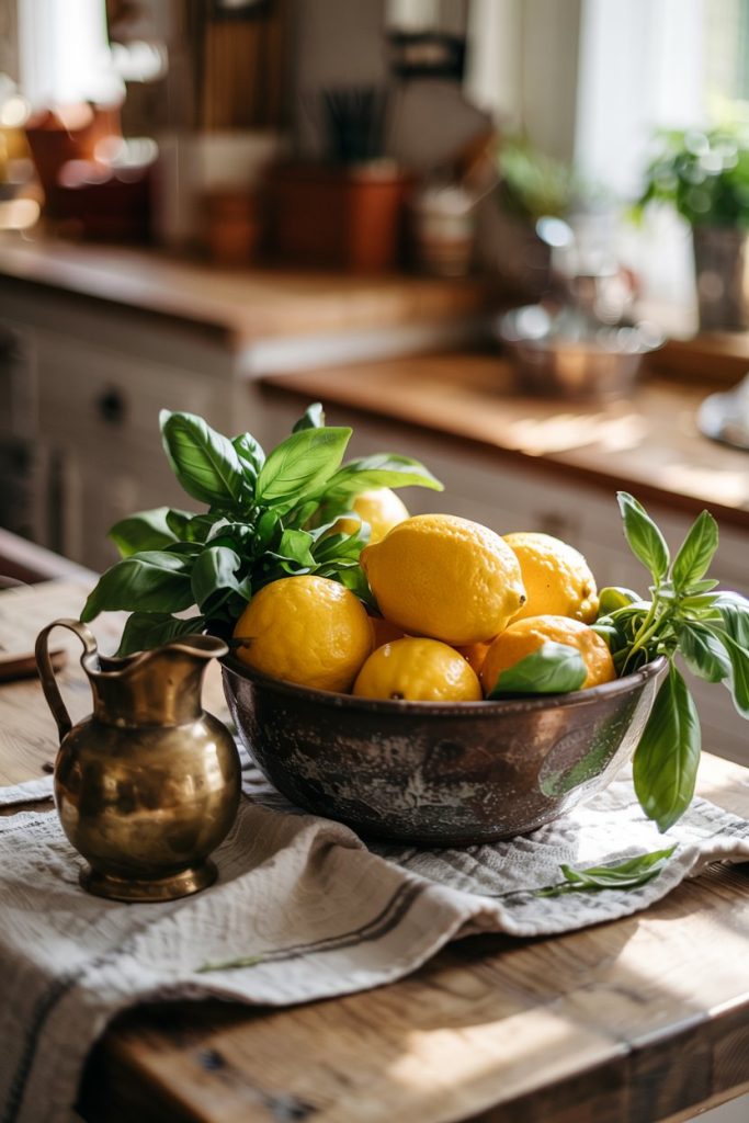 Lemon-Themed Farmhouse Decor