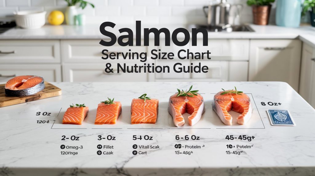 Salmon Serving Size Chart: How Much Salmon Should You Eat? Salmon Serving Size Chart: How Much Salmon Should You Eat?