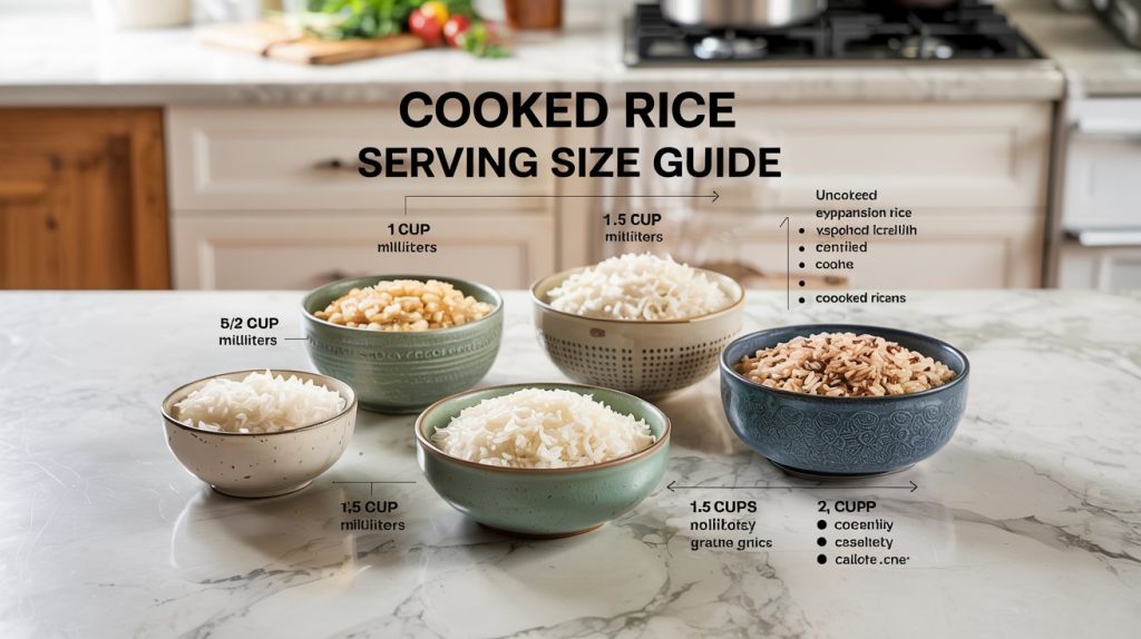 Serving Size Of Cooked Rice