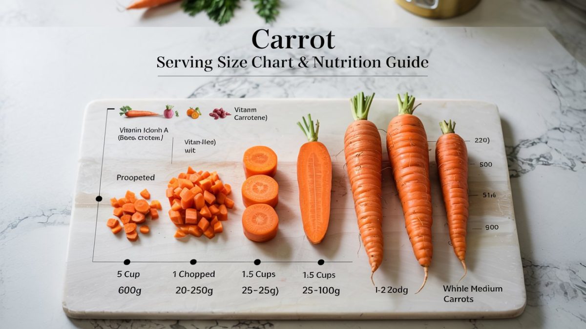 Carrot Serving Size Chart: How Much Carrot Should You Eat?