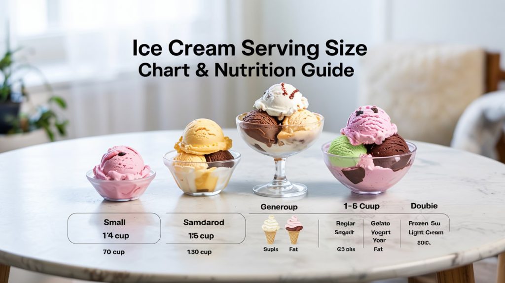 Ice Cream Serving Size Chart: How Much Ice Cream Should You Eat?