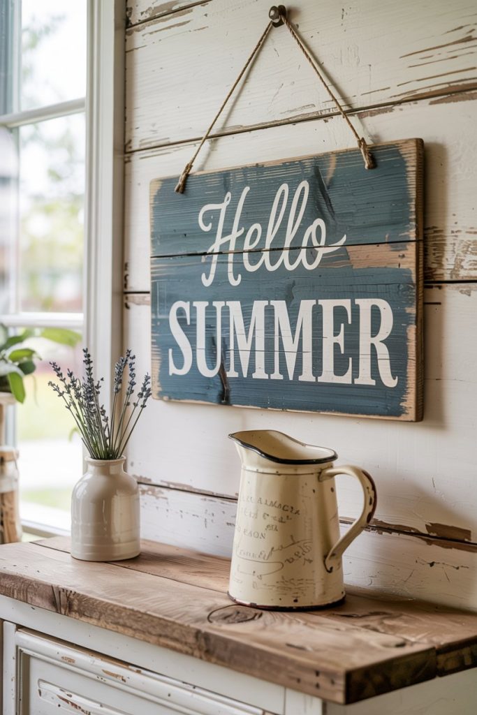 Farmhouse Summer Sign Decor