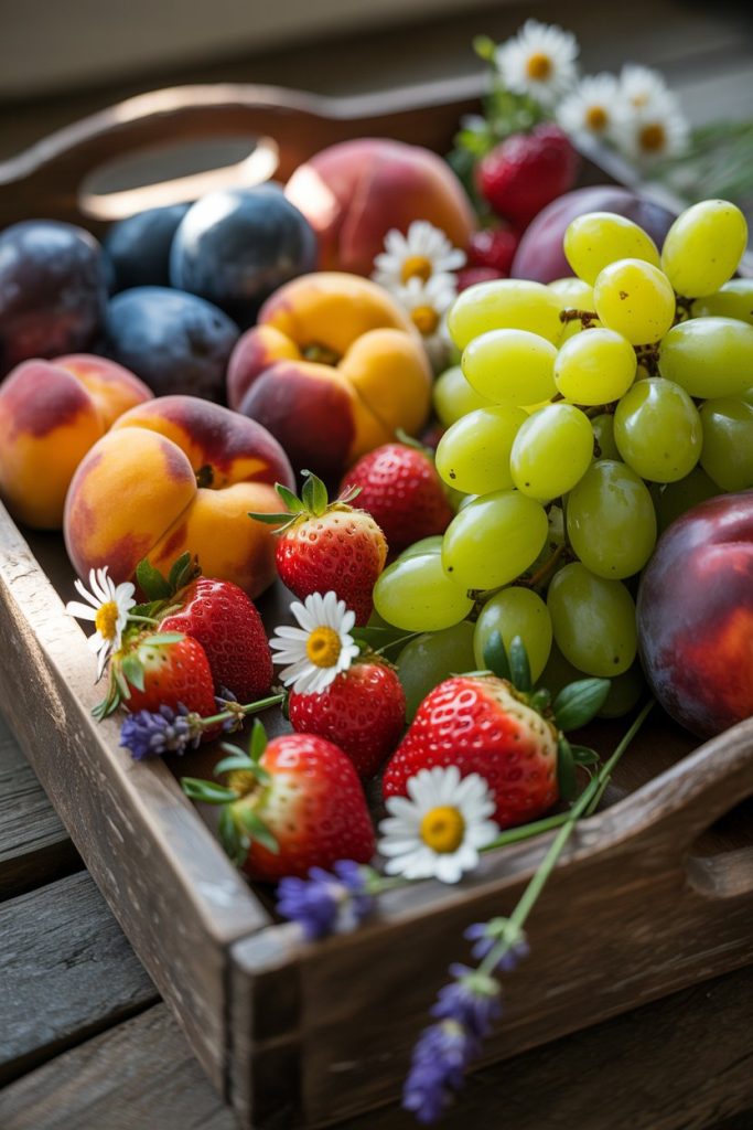 Fruit & Flower Mix Tray