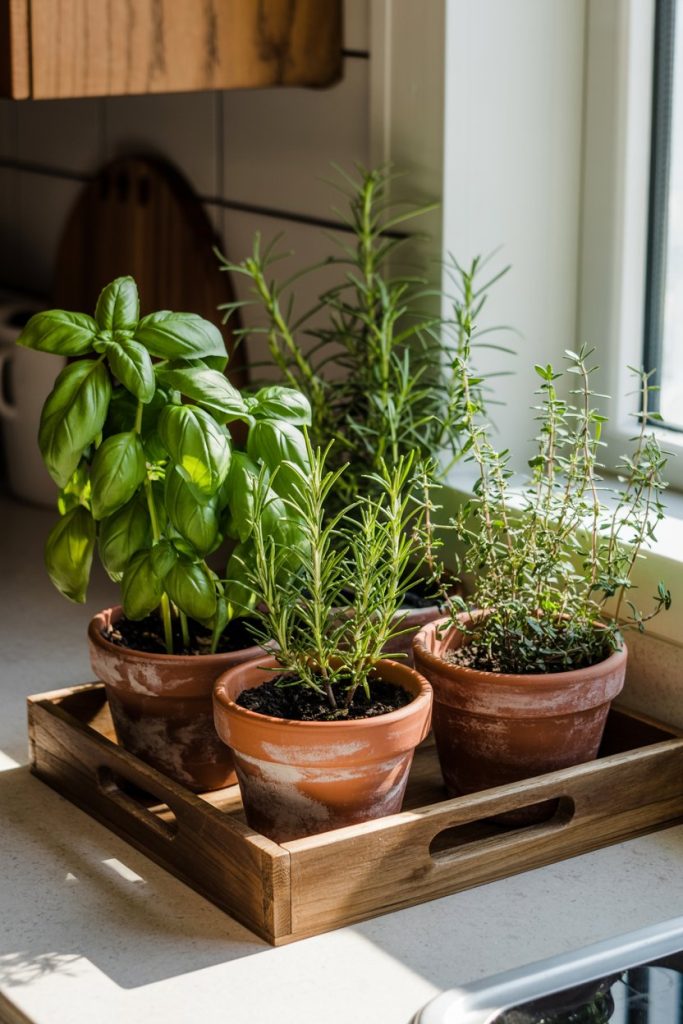 Fresh Herb Kitchen Tray