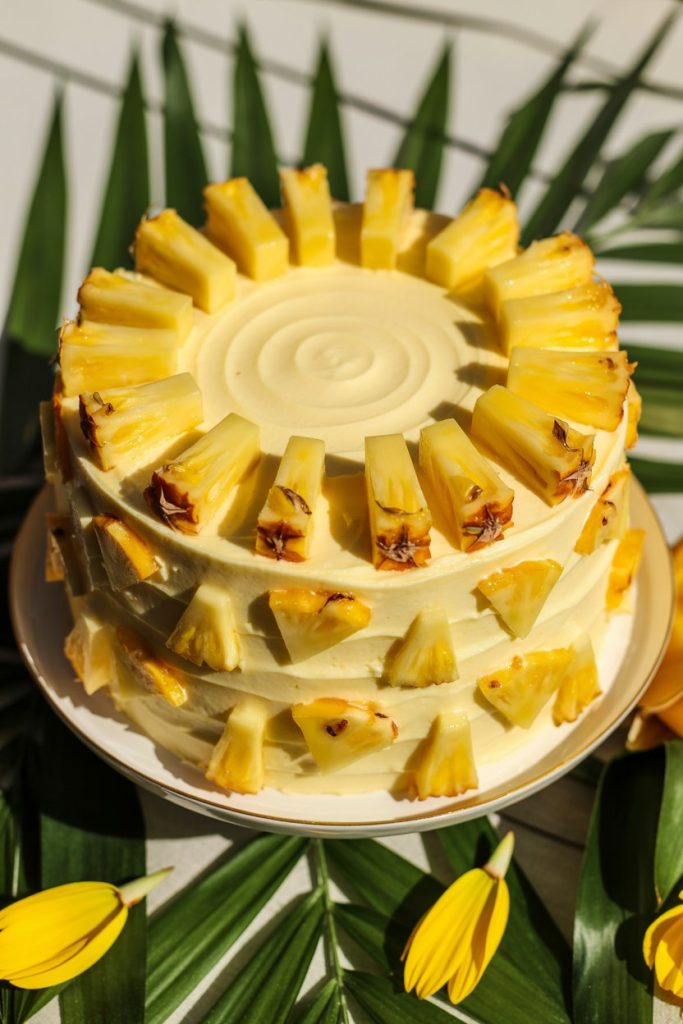 Pineapple Cake Idea For Dad Birthday