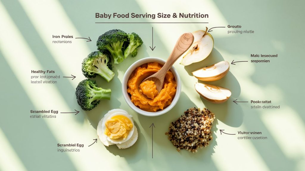 Baby Food Serving Size And Nutrition