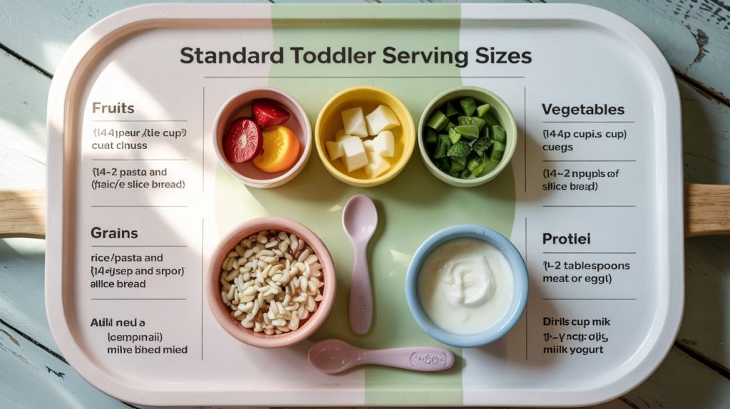Standard Toddler Serving Sizes