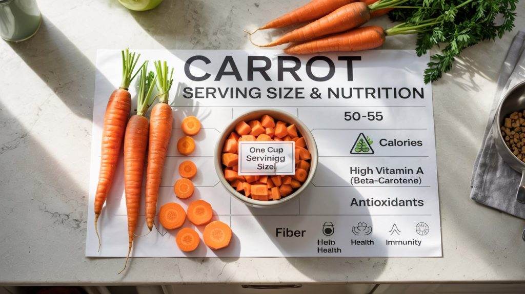 Carrot Serving Size And Nutrition