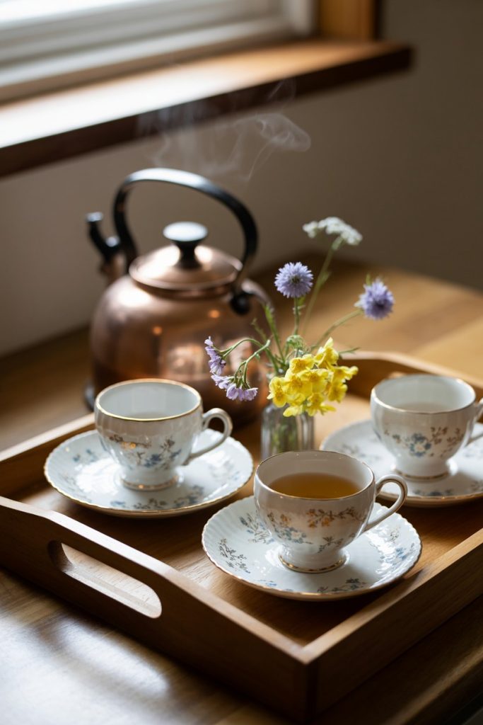 Tea Time Summer Tray