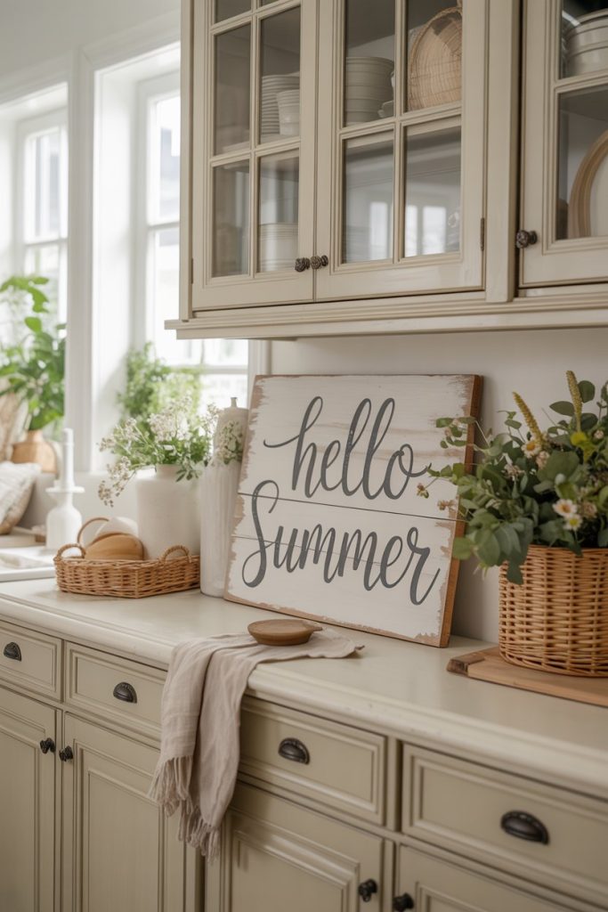 Summer-Themed Wooden Signs