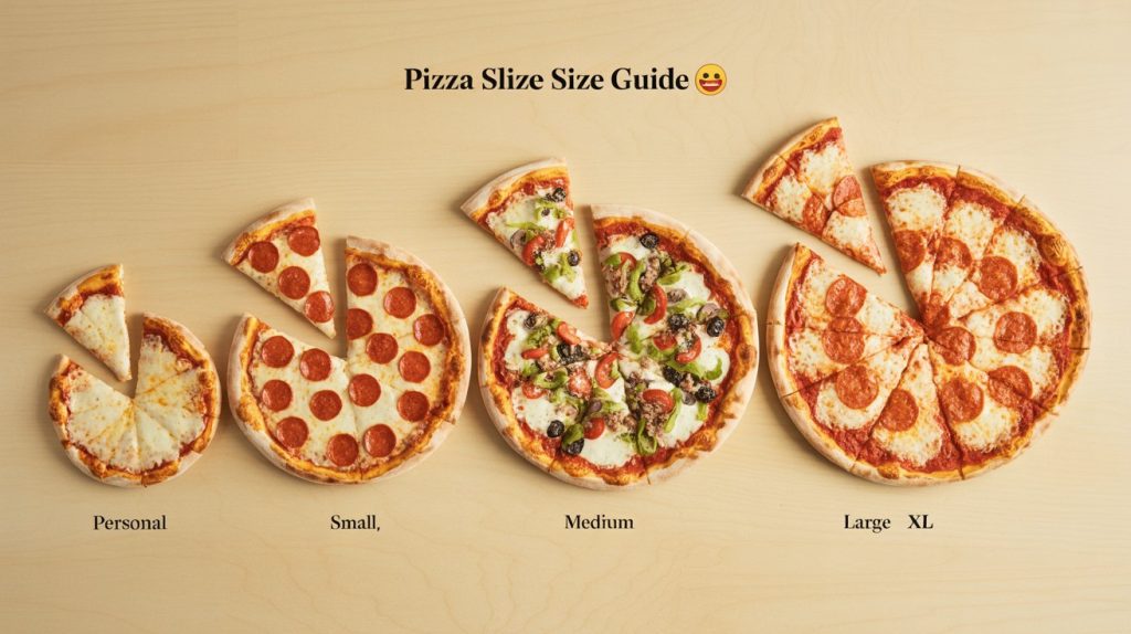 Pizza Slice Size Chart: Understanding Slice Sizes and Portions Pizza Slice Size Chart: Understanding Slice Sizes and Portions