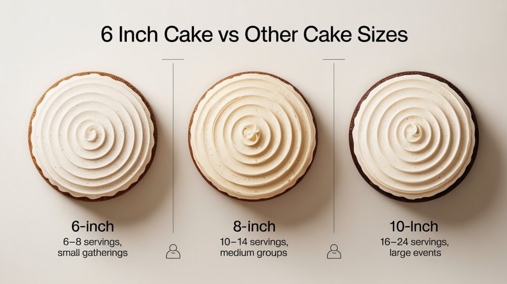 6 Inch Cake Vs. Other Cake Sizes