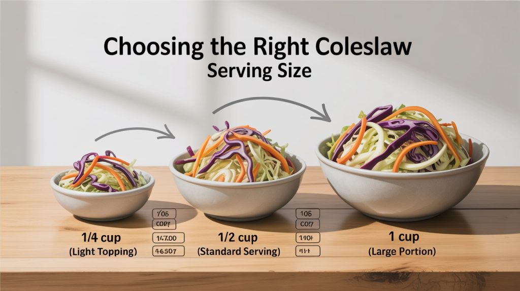 Choosing The Right Coleslaw Serving Size
