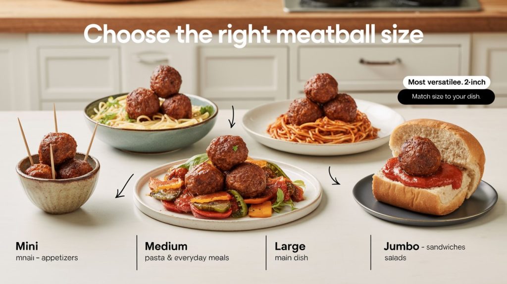 Choosing The Right Meatball Size
