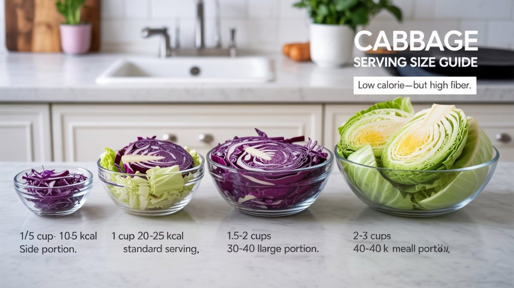 Cabbage Serving Size Chart: How Much Cabbage Should You Eat?