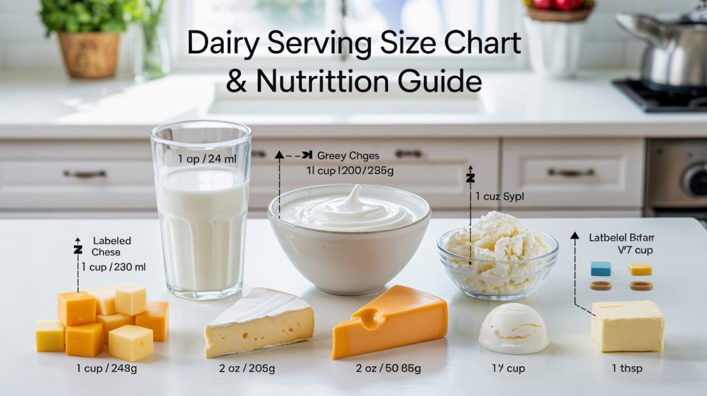 Dairy Serving Size Chart: How Much Dairy Should You Consume?