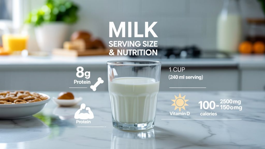 Milk Serving Size And Nutrition