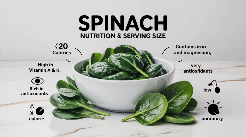 Spinach Serving Size And Nutrition