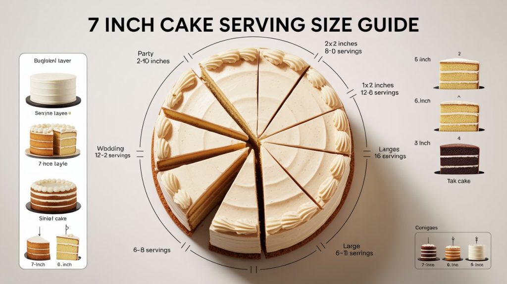 7 Inch Cake Serving Size: Portions, Slices, and Event Guide