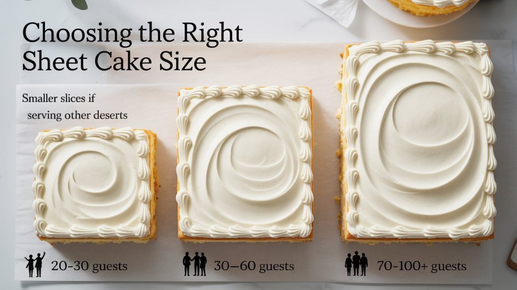 Choosing The Right Sheet Cake Size