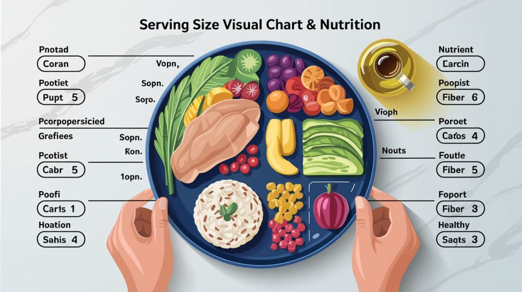 Serving Size Visual Chart And Nutrition